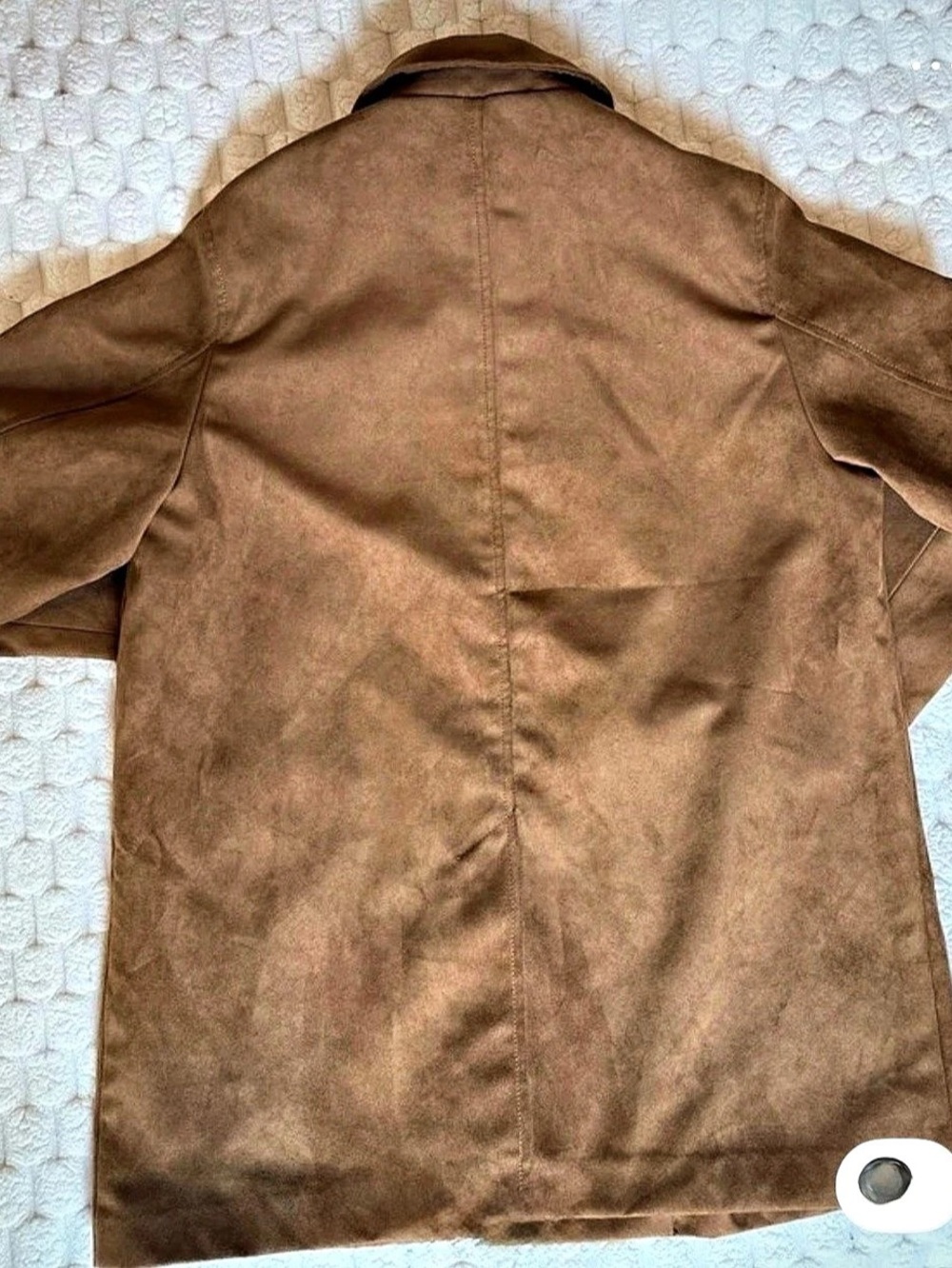 H&Medium Brown Utility Jacket Size Medium NWT - Picture 3 of 4